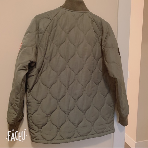 Joyrich Pilot Khaki Bomber Jacket - Picture 4 of 4